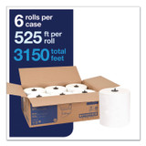 SCA TISSUE Tork® 290092A Advanced Matic Hand Towel Roll, 2-Ply, 7.7" x 525 ft, White, 643/Roll, 6 Rolls/Carton