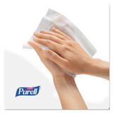 GO-JO INDUSTRIES PURELL® 9021-1M Premoistened Sanitizing Hand Wipes, Individually Wrapped, 5 x 7, Unscented, White, 1,000/Carton
