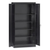 TENNSCO 1470BK 72" High Standard Cabinet (Unassembled), 36"w x 18"d x 72"h, Black