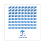 BOARDWALK CLIPCBLCT Toilet Bowl Clip, Cotton Blossom Scent, Blue, 12/Box, 6 Boxes/Carton