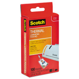 3M/COMMERCIAL TAPE DIV. Scotch™ TP5852100 Laminating Pouches, 5 mil, 2.25" x 4.25", Gloss Clear, 100/Pack