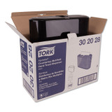 SCA TISSUE Tork® 302028 Xpress Countertop Towel Dispenser, 12.68 x 4.56 x 7.92, Black