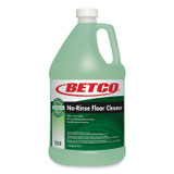 BETCO CORPORATION 2580400 BioActive Solutions No-Rinse Floor Cleaner, Rain Fresh Scent, 1 gal Bottle, 4/Carton
