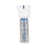 DART SOLO® SDL58 SoloServe Dome Cup Lids, Fits 5 oz to 8 oz Containers, Plastic, Clear, 50/Pack, 20 Packs/Carton