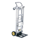 SAFCO PRODUCTS 4050 HideAway Convertible Truck, 250 lb to 400 lb Capacity, 15.5 x 43 x 36, Aluminum