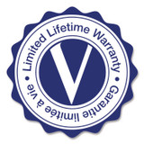 VERBATIM CORPORATION 49976 CD/DVD Sleeves, 1 Disc Capacity, Clear/White, 100/Box