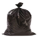 WEBSTER INDUSTRIES Classic B40790170 Linear Low-Density Can Liners, 33 gal, 0.63 mil, 33 x 39, Black, 25 Bags/Roll, 10 Rolls/Carton