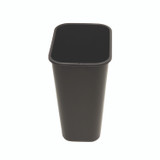 IMPACT PRODUCTS, LLC 7703-5 Soft-Sided Wastebasket, 41 qt, Polyethylene, Black