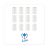 BOARDWALK 6261B Hardwound Paper Towels, 1-Ply, 8" x 600 ft, White, 2" Core, 12 Rolls/Carton