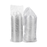 DART C48BCD PresentaBowls Bowl/Lid Combo-Paks, 48 oz, Clear, Plastic, 126/Carton
