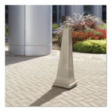 RUBBERMAID COMMERCIAL PROD. 257088BG GroundsKeeper Cigarette Waste Collector, Pyramid, 1 gal, 12.25 x 39.75, Beige
