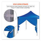 TENACIOUS HOLDINGS, INC. ergodyne® 12979 Shax 6096 Pop-Up Tent Sidewall with Zipper, Single Skin, 10 ft x 10 ft, Polyester, Blue
