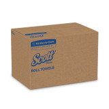KIMBERLY-CLARK PROFESSIONAL Scott® 04142 Essential Hard Roll Towels for Business, 1-Ply, 8" x 800 ft, 1.5" Core, Natural, 12 Rolls/Carton
