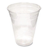 FABRI-KAL LGC16/24 Greenware Cold Drink Lids, X-Slot, Fits 16 oz/18 oz/24 oz Cold Cups, Sugarcane, Clear, 1,000/Carton