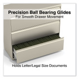 ALERA HLF4241PY Lateral File, 3 Legal/Letter/A4/A5-Size File Drawers, Putty, 42" x 18.63" x 40.25"