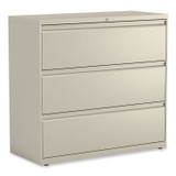 ALERA HLF4241PY Lateral File, 3 Legal/Letter/A4/A5-Size File Drawers, Putty, 42" x 18.63" x 40.25"