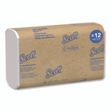 KIMBERLY-CLARK PROFESSIONAL Scott® 01510 Essential C-Fold Towels for Business, Absorbency Pockets, 1-Ply, 10.13 x 13.15, White, 200/Pack, 12 Packs/Carton