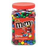 MARS, INC. & M's® 22002034 Peanut Butter Milk Chocolate Candy Jar, 55 oz Jar