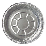 DURABLE PACKAGING 527500 Aluminum Round Containers, 22 Gauge, 24 oz, 7" Diameter x 1.75"h, Silver, 500/Carton
