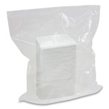 HOSPECO NETF310QZRW Easy Task F310 Wiper, Quarterfold, 1-Ply, 10 x 13, White, Zipper Bag, 175/Bag, 6 Bags/Carton