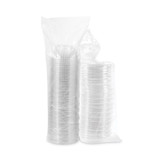 DART C16BCD PresentaBowls Bowl/Lid Combo-Paks, Dome Lid, 16 oz, Clear, Plastic, 63/Pack, 4 Packs/Carton