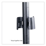 SAFCO PRODUCTS 5290BL Industrial Extra Shelf Pack, 36w x 24d x 1.5h, Steel, Black, 2/Pack