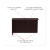 ALERA VA35-4824MY Alera Valencia Series Reversible Return/Bridge Shell, 47.25w x 23.63d x 29.5h, Mahogany