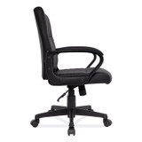 ALERA BC42B19 Alera Breich Series Manager Chair, Supports Up to 275 lbs, 16.73" to 20.39" Seat Height, Black Seat/Back, Black Base