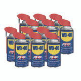 WD-40 490026 Smart Straw Spray Lubricant, 8 oz Aerosol Can, 12/Carton