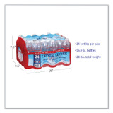 CRYSTAL GEYSER WATER CO 24514CTDEP Natural Alpine Spring Water, 16.9 oz Bottle, 24/Carton