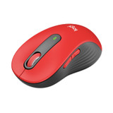 LOGITECH, INC. 910006358 Signature M650 Wireless Mouse, Large, 2.4 GHz Frequency, 33 ft Wireless Range, Right Hand Use, Red