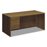 HON COMPANY 10584LPINC 10500 Series "L" Workstation Left Pedestal Desk with 3/4 Height Pedestal, 66" x 30" x 29.5", Pinnacle