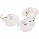 BAUMGARTENS DG4001 Suction Cup with Hook, Metal Silver Hook, 50/Box