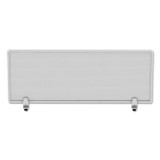 ALERA PP4718 Polycarbonate Privacy Panel, 47w x 0.5d x 18h, Silver/Clear