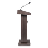 NATIONAL PUBLIC SEATING Oklahoma Sound® 800XRW Orator Lectern, 22 x 17 x 46, Ribbonwood