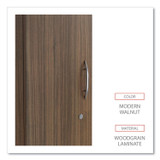 ALERA VA621224WA Alera Valencia Series Wardrobe, 11.88w x 22.78d x 65h, Modern Walnut