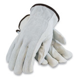 PROTECTIVE INDUSTRIAL PRODUCTS INC PIP 68161SBXL Top-Grain Leather Drivers Gloves with Shoulder-Split Cowhide Leather Back, X-Large, Gray