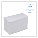 BOARDWALK 8308W Dinner Napkin, 2-Ply, 17 x 15, White, 100/Pack, 30 Packs/Carton