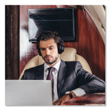 CREATIVE MARKETING, INC. Morpheus 360® HP9750HD Verve HD 360 Hybrid ANC Wireless Over-Ear Headphones, Black/Platinum