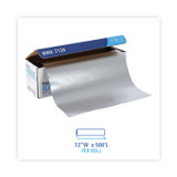 BOARDWALK 7120 Heavy-Duty Aluminum Foil Roll, 87 Gauge, 12" x 500 ft