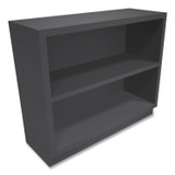 HON COMPANY S30ABCS Metal Bookcase, Two-Shelf, 34.5w x 12.63d x 29h, Charcoal