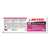 BETCO CORPORATION 25990400 Flatware Presoak, Characteristic Scent, 1 gal Bottle, 4/Carton