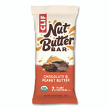 CLIF BAR & COMPANY CCC56801 Nut Butter Filled Energy Bar, Chocolate Peanut Butter, 1.76 oz Bar, 12 Bars/Box