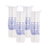 DART 72HT1 Foam Hinged Lid Container, Hot Dog Container, 3.8 x 7.1 x 2.3, White, 125/Bag, 4 Bags/Carton