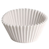 HOFFMASTER 610070 Fluted Bake Cups, 2.25" Diameter x 1.88" h, White, Paper, 500/Pack, 20 Packs/Carton