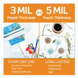 3M/COMMERCIAL TAPE DIV. Scotch™ TP5902-20 Laminating Pouches, 5 mil, 5.38" x 3.75", Gloss Clear, 20/Pack