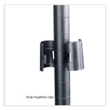 SAFCO PRODUCTS 5287BL Industrial Extra Shelf Pack, 36w x 18d x 1.5h Steel. Black, 2/Pack