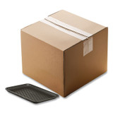 PACTIV EVERGREEN CORPORATION 51P910S Supermarket Tray, #10S, 10.88 x 5.88 x 0.69, Black, Foam, 500/Carton