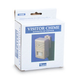 TATCO 15300 Visitor Arrival/Departure Chime, Battery Operated, 2.75 x 2 x 4.25, Gray