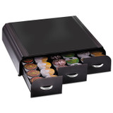 EMS MIND READER LLC TRY01-BLK Anchor 36 Capacity Coffee Pod Drawer, 13.46 x 12.87 x 2.72, Black